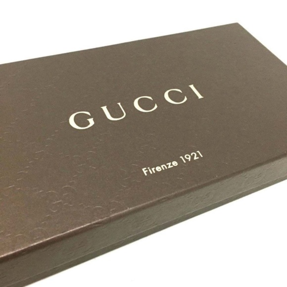 GUCCI Micro Shima GG Logo Pattern Zippy Wallet - Picture 8 of 8